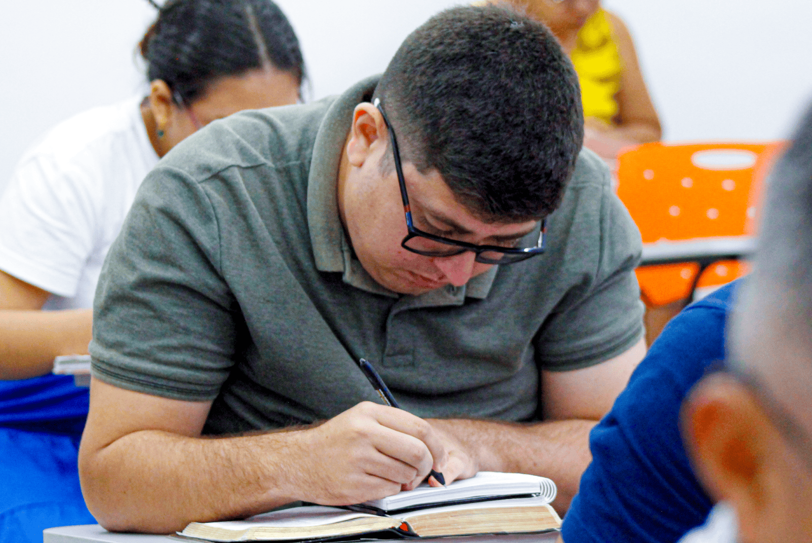 Estudante em Sala